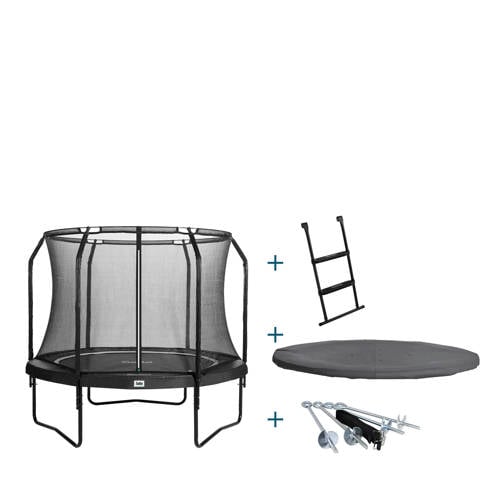 Wehkamp Salta Premium Black complete trampoline set Ø305 cm aanbieding