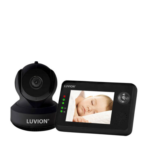 Wehkamp Luvion Essential Limited Black Edition babyfoon met camera en 3.5" kleurenscherm. zwart aanbieding