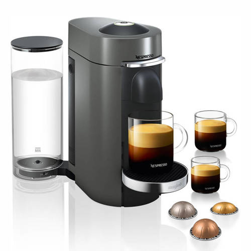 Wehkamp Magimix Nespresso VertuoPlus Deluxe koffieapparaat (grijs) aanbieding