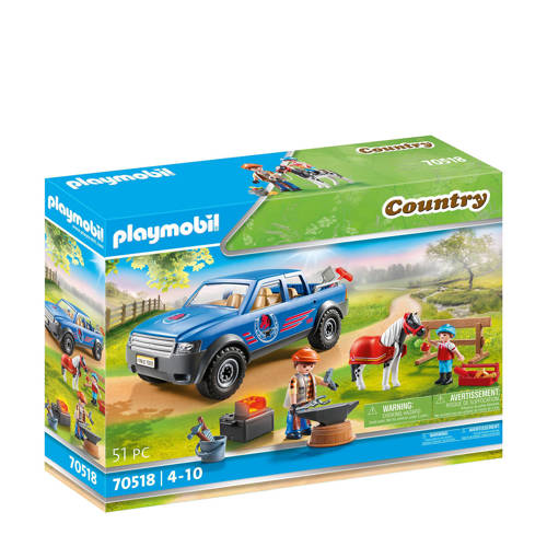 Wehkamp Playmobil Country Mobiele hoefsmid - 70518 aanbieding