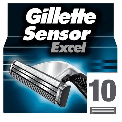 Wehkamp Gillette SensorExcel - 10 Scheermesjes aanbieding