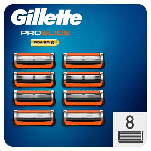 Wehkamp Gillette ProGlide Power - 8 scheermesjes aanbieding