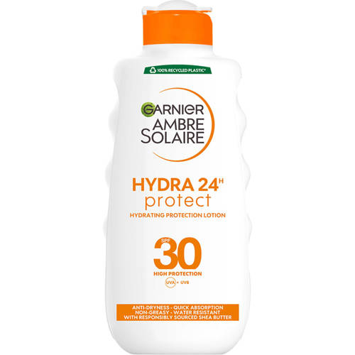 Wehkamp Garnier Ambre Solaire Hydraterende zonnebrandmelk SPF 30 - 200 ml aanbieding
