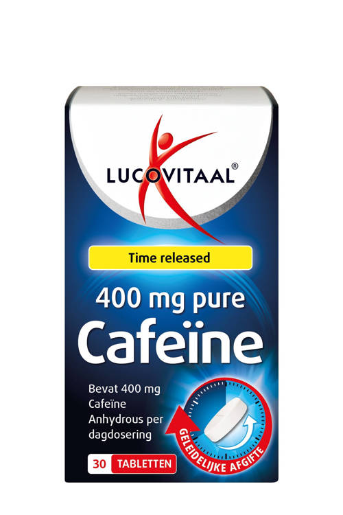Wehkamp Lucovitaal Cafeïne Pure 400mg - 30 tabletten aanbieding
