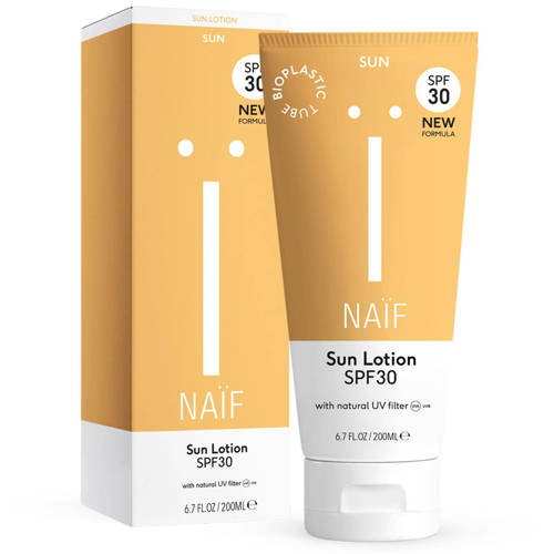 Wehkamp NAÏF zonnebrand lotion SPF30 - 200 ml aanbieding